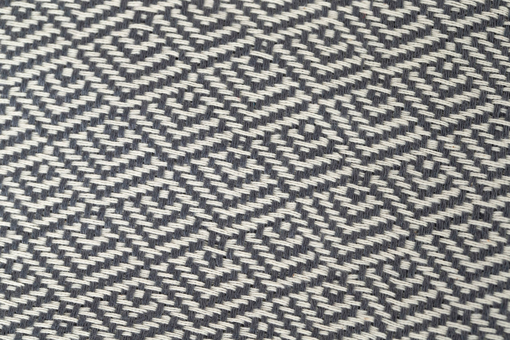 Geometric Diamond CottonThrow Blanket