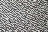 Geometric Diamond CottonThrow Blanket