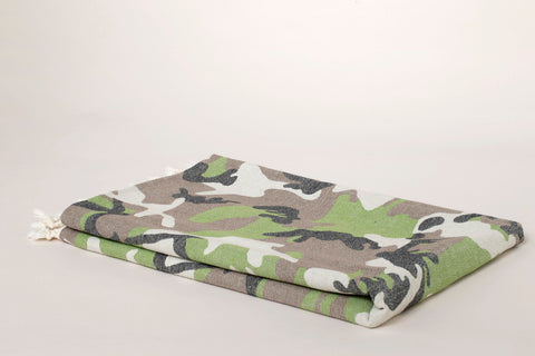 Stone-washed Cotton Throw Blankets 180 x 230