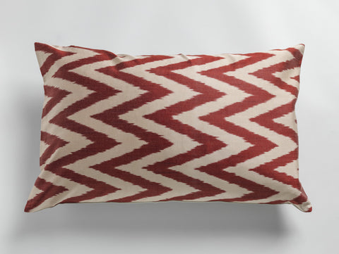 Silk ikat double-sided pillow cases 40cm x 60cm - check out the colors!