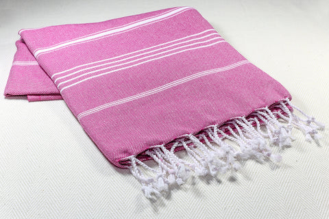 Striped Turkish Towel Cotton Robe