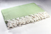 Diamond Cotton Throw Blanket 185 x 240 - Green